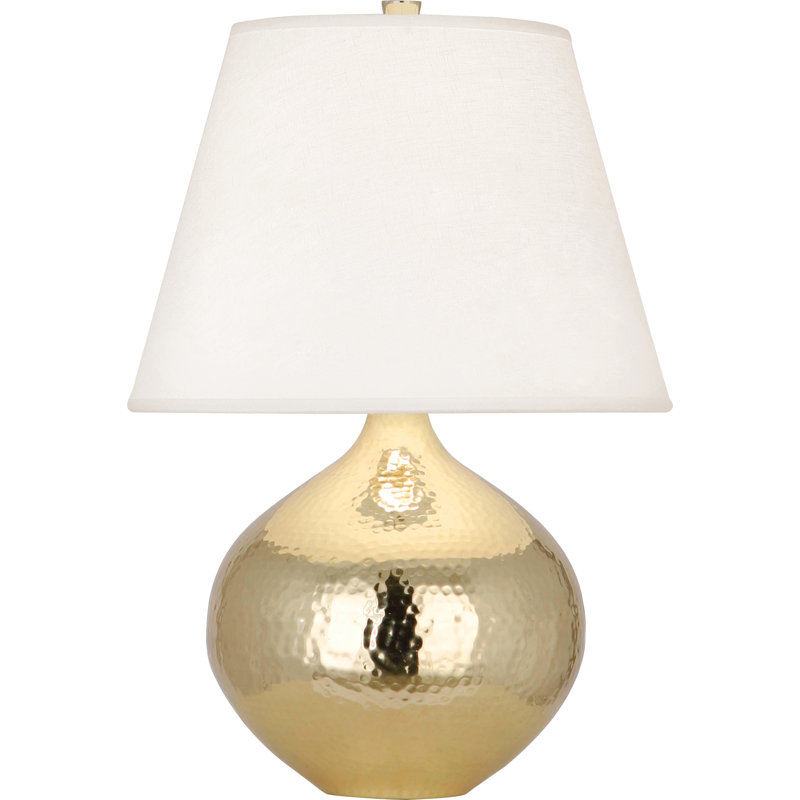 Dal Table Lamp, Modern Brass, 19.25" H x 13" W x 13" D
