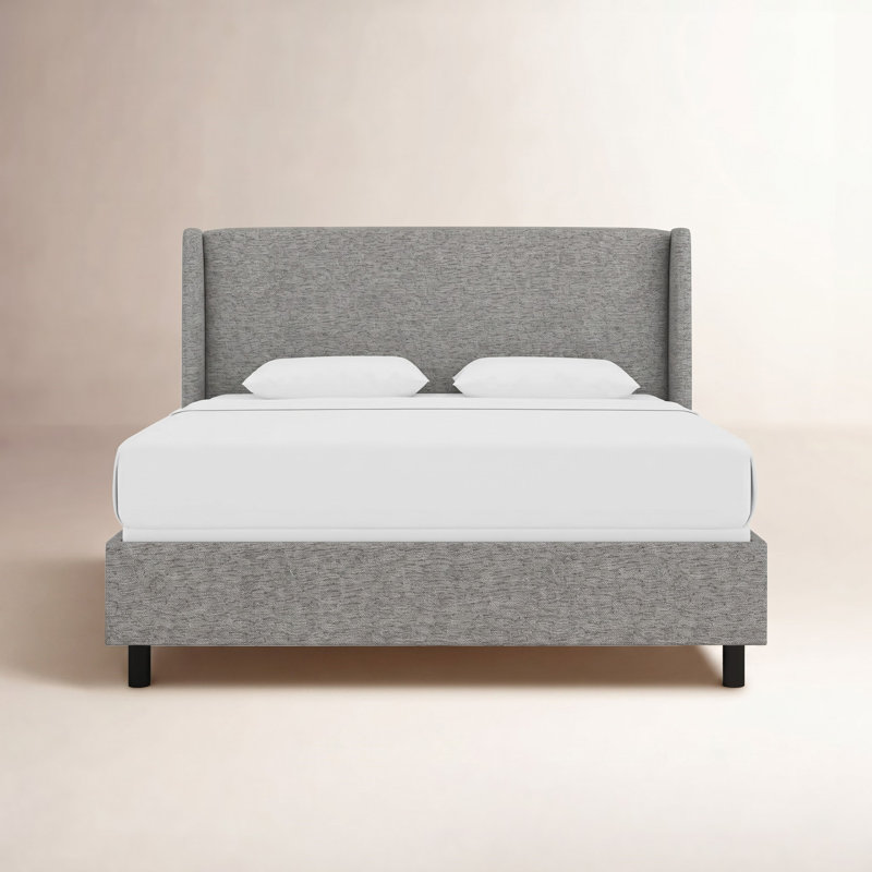 Tilly Upholstered Bed, King, Milsap Spray Sustain® Tweed