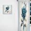Linus - rose bleue avec des épines - rideau en velours traditionnel - obscurcissant - 1 panneau-2133724458