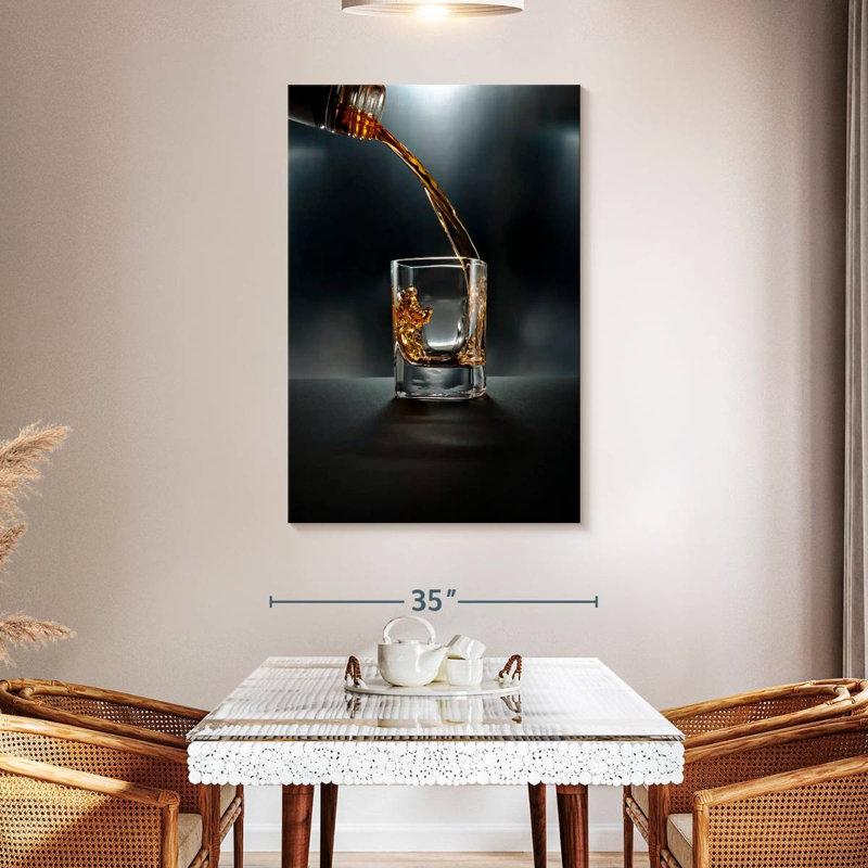 Yarlin Liquor Shot, 48" H x 32" W