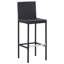 Ensemble de bar d'extérieur noir crème moderne et minimaliste