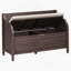 Banc de rangement rustique multifonctionnel (espresso)-698614437