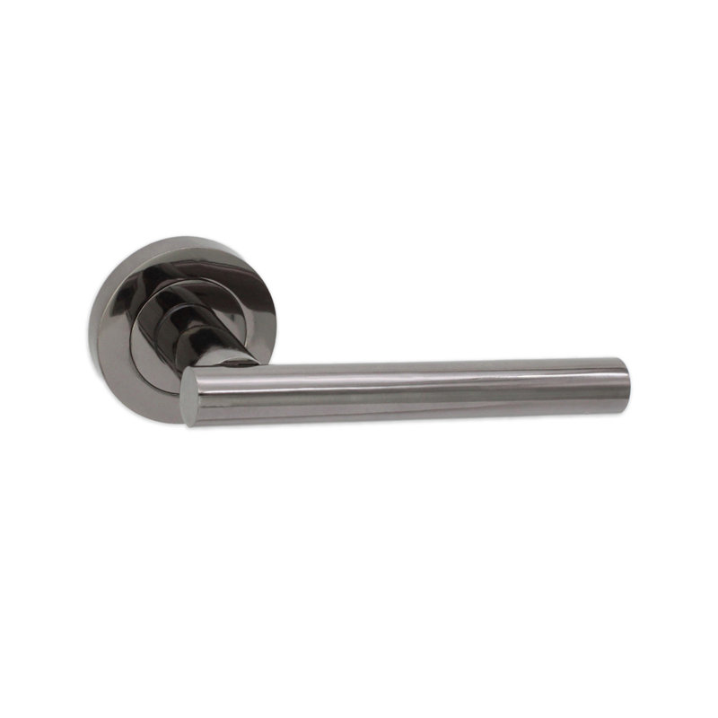 Jura Lever Door Handle, Black Nickel
