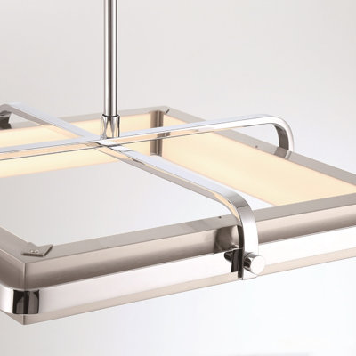 Lustre 1 lumière Annilo en chrome et nickel