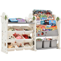 Hat Box Stuffed Animal Toy Storage Stackable Round Pop-up