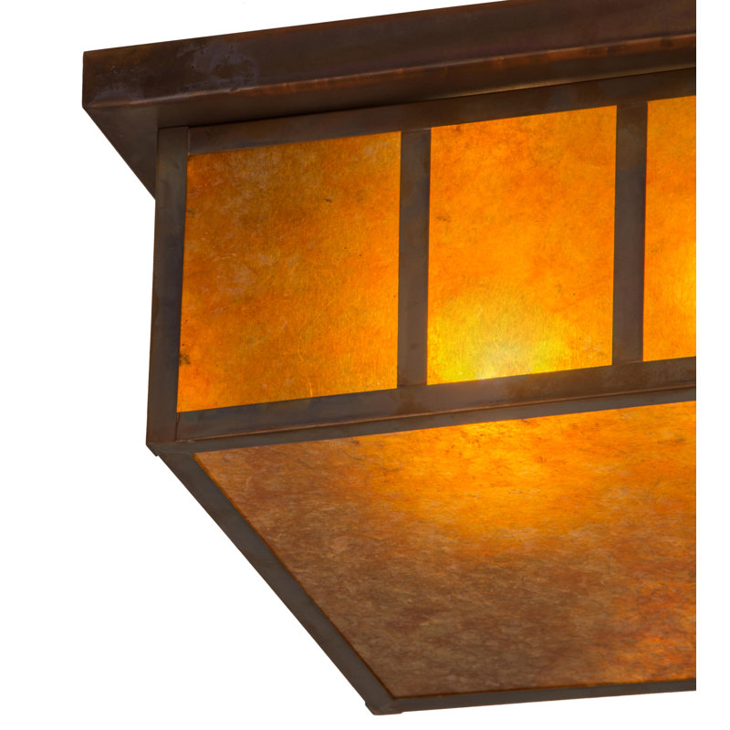 Almont Vintage Copper 2 - Bulb Outdoor Flush Mount