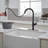 Single Handle Pull Down Sprayer Kitchen Faucet-108535343