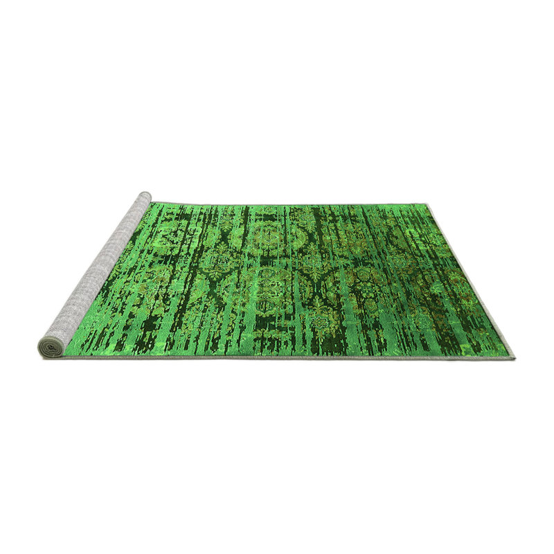 Washable Oriental Indoor Rug, Round 6'