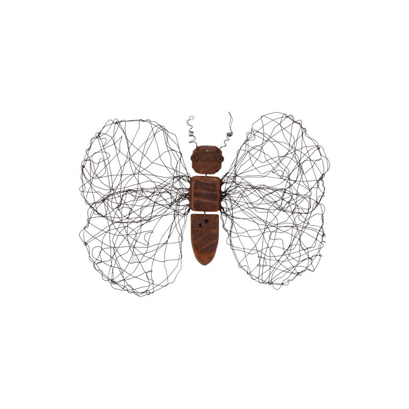 Wire Wing Butterfly Wall Décor