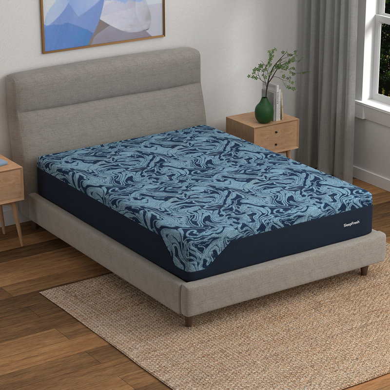 Matelas en mousse viscoélastique 12 "SleepFresh CopperCool, Simple extra long