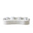 111" 4 Seater Couch For Living Room, Boneless Couch With 4 Pillows,Upholstered Floor Sofa-2088649081