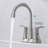 Bathroom faucet with 360 degree turn spout