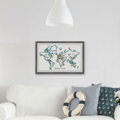 Landing Single Picture Frame Print