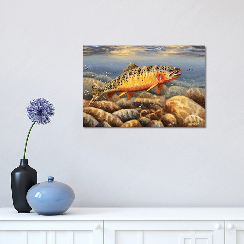 Cutthroat Trout2 by Cynthie Fisher - Wrapped Canvas Print, 30.48 cm H x 45.72 cm W