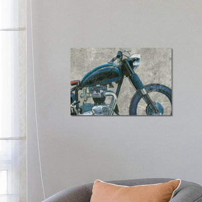 Lets Roll I Grunge Crop by James Wiens - Wrapped Canvas Print