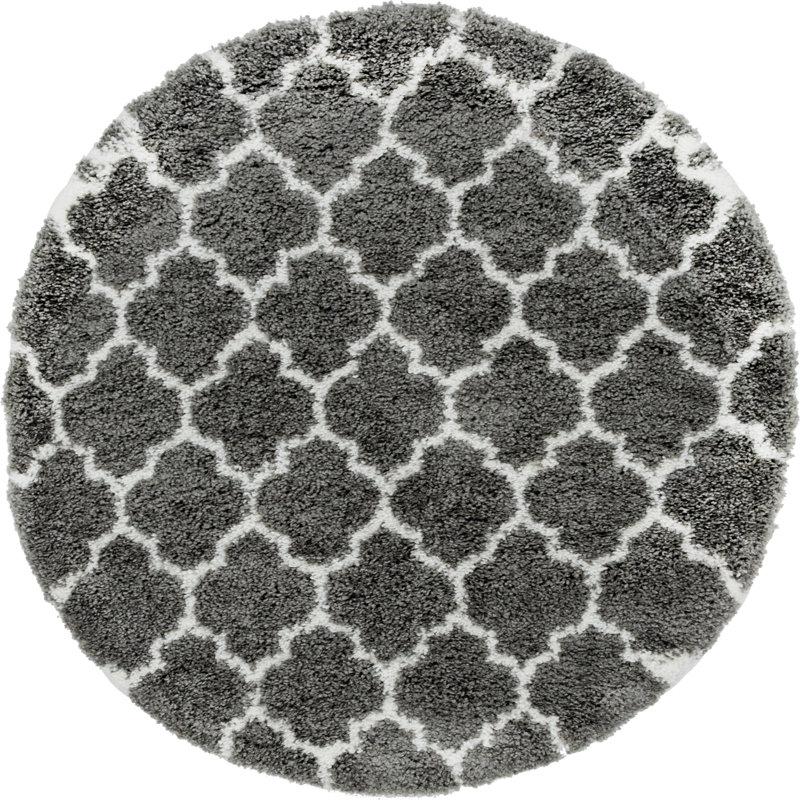 Geometric Shag Area Rug