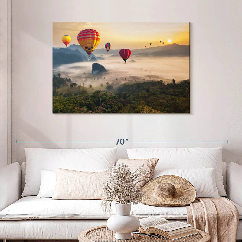 Mehar Thailand Hot Air Balloons, 30" H x 45" W