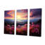 «Pink Crimson Flower S Embrace II», ensemble de reproductions d'art mural-107754807-107754810