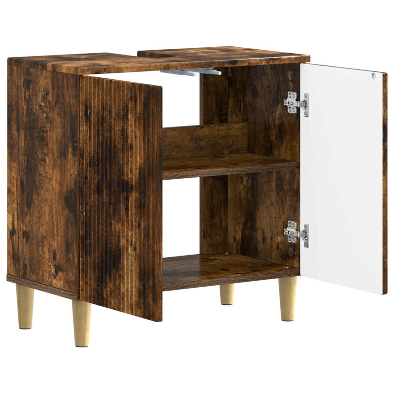 Under Sink Cabinet, Smoked Oak