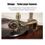 Gramophone rétro en bois d'hévéa