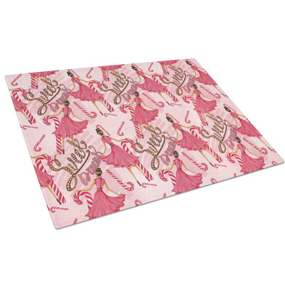 Caroline's Treasures Tempered Glass Watercolor Sweets Galore Cutting Board