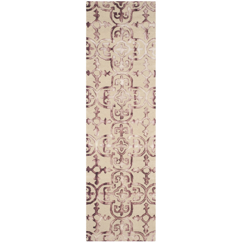 Lumsden Hand Tufted Wool Geometric Rug, Runner 2'3" x 8'