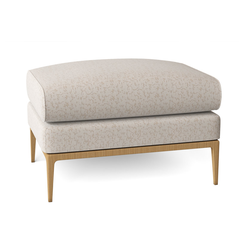Cooper Ottoman, Filigree Ivory, Amber