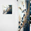 Blue Cherry Blossom Branch V - Rideau moderne - Velours obscurcissant - 1 panneau-107591985