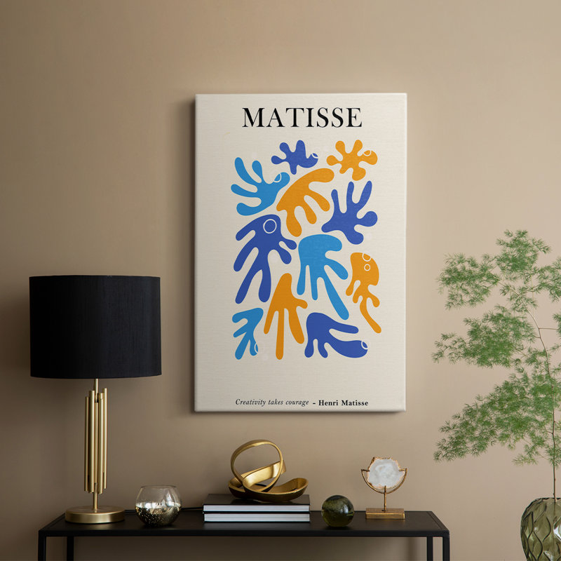 Matisse CDLxxix, reproduction encadrée - galerie Cavas, H 48 po x l 32 po