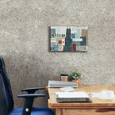 "Epic Graffiti" Hey Chicago 2 "par Michael Mullan, art mural sur toile