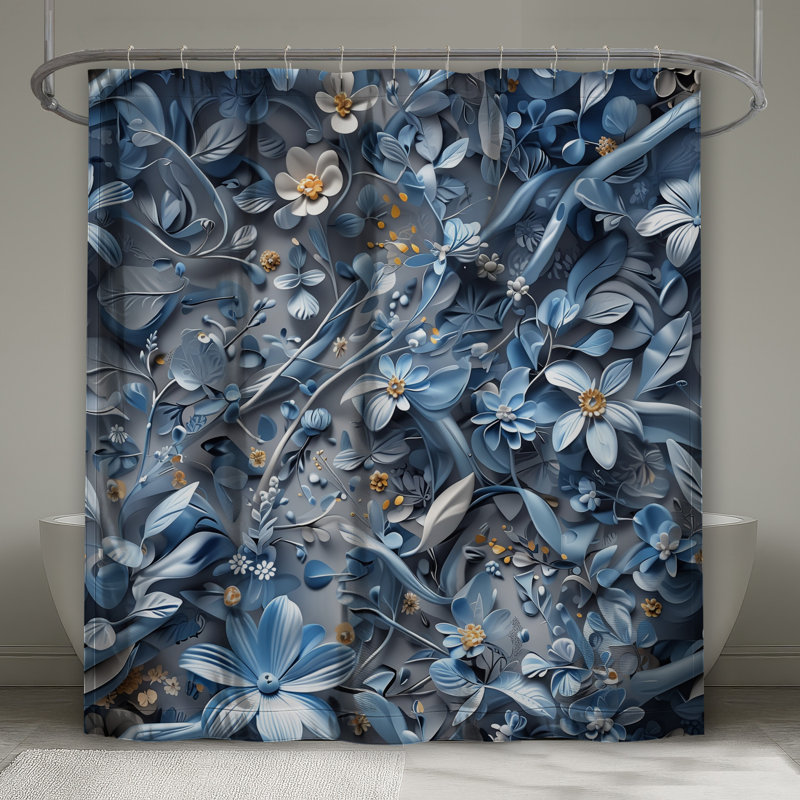 Rideaux de douche Floral, L 70 po x H 84 po