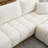 [VIDEO] 110" Modular Sectional Sofa, L Shape With Extralarge Seat, Pullline Design, Movable Ottoman, High Density Foam, Free Combination, Sturdy Metal&Wood Frame, Boucle Fabric, 3 Colors-1128268999