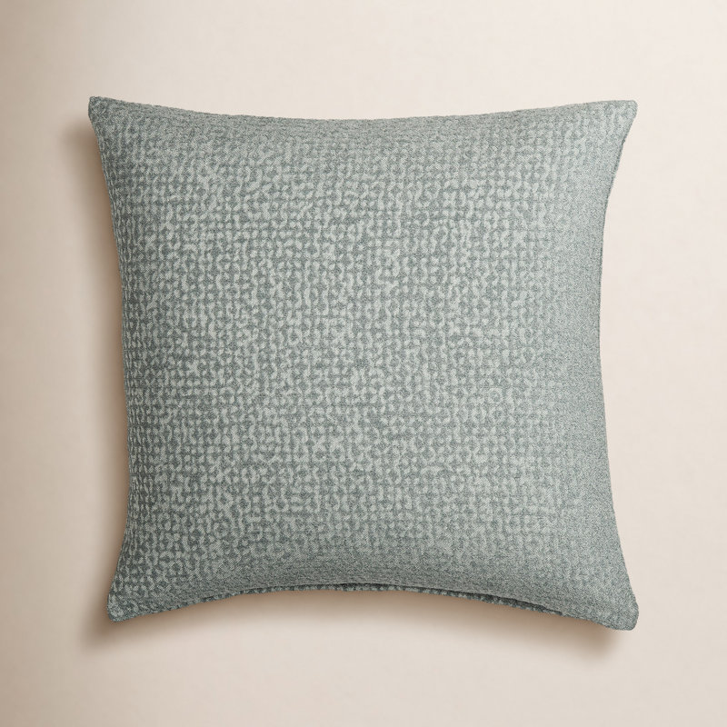 Coussin Panza, Bleu, Plumes, Carré 22 po