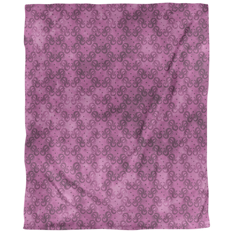 Tissu de serpents, Rose, L 54 po x l 36 po, Coton peigné pima