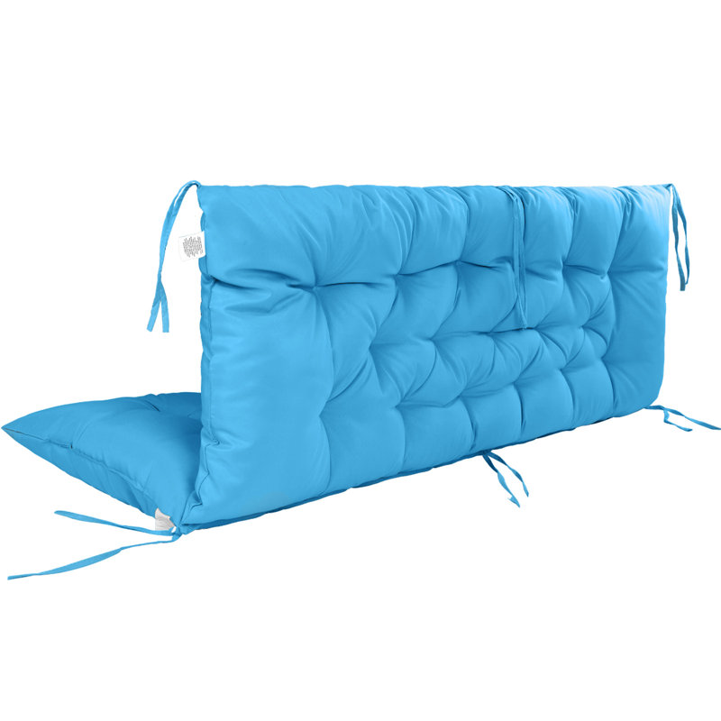 Coussins de siège de remplacement pour balancelle, coussins de banc 2-3 places pour mobilier d'extérieur avec dossier