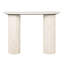 Console en marbre avec base colonne cannelée
