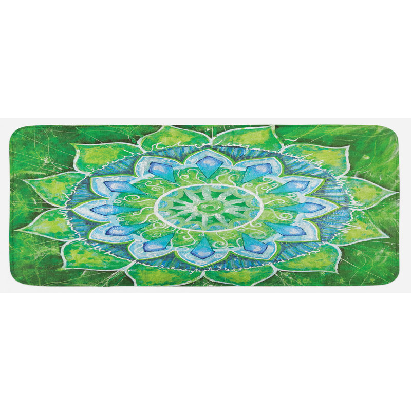 Tapis de cuisine mandala