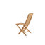 Fahlbusch Foldable Outdoor Patio Dining Side Chair with Cushion