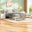 Lits escamotables peu encombrants avec rangement et station de charge, bois de pin, style moderne pour la maison et le studio