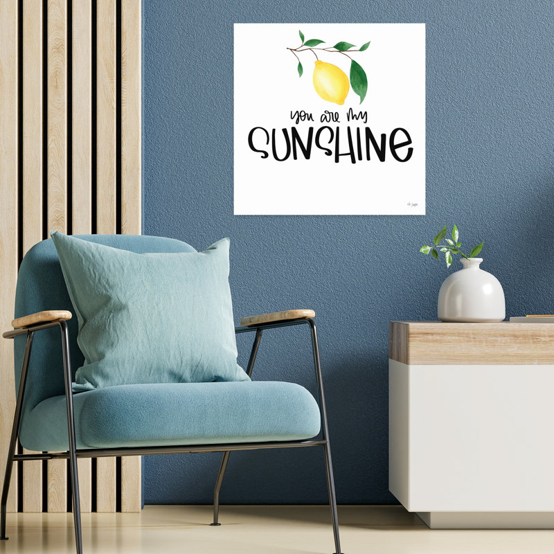 You Are My Sunshine, art contemporain, H 18 po x l 18 po
