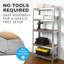 5 Tier Metal Shelving Adjustable Unit 180 H-106872321