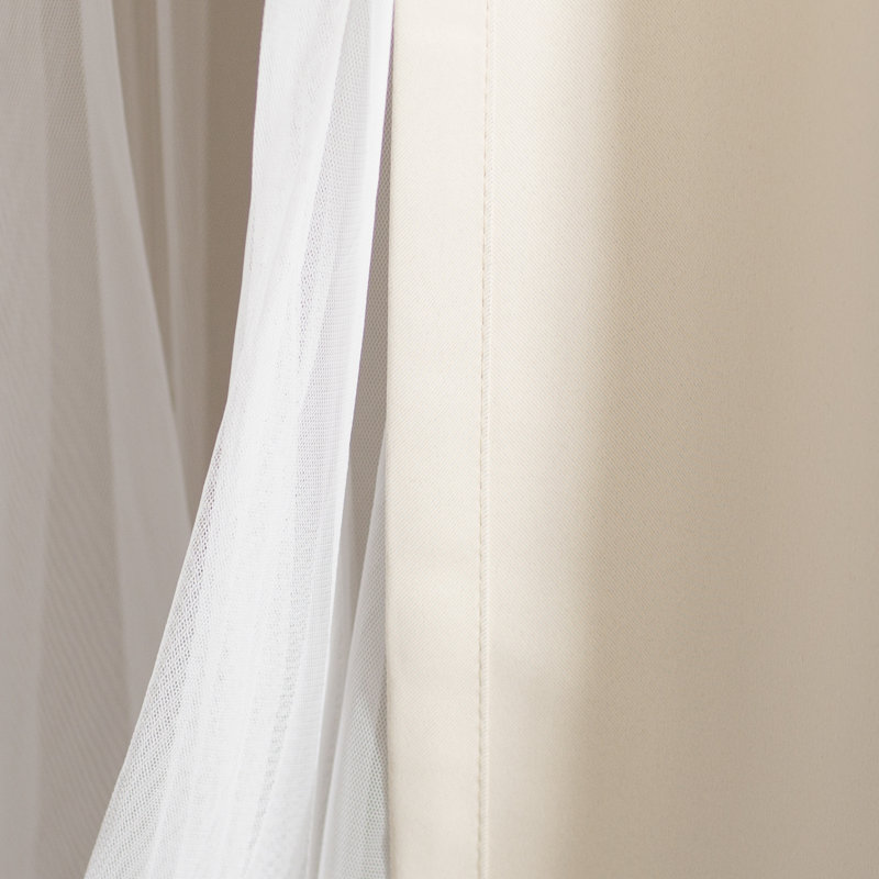 Loar Room Darkening Thermal Curtain Panels, Mint, 52" W x 96" L