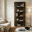 Opal Solid Wood Etagere Bookcase