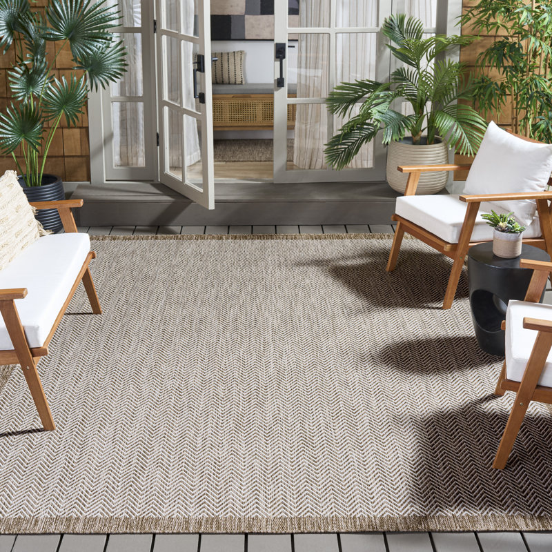 Fayean Performance Performance Chevron Rug, Rectangle 8' x 10'