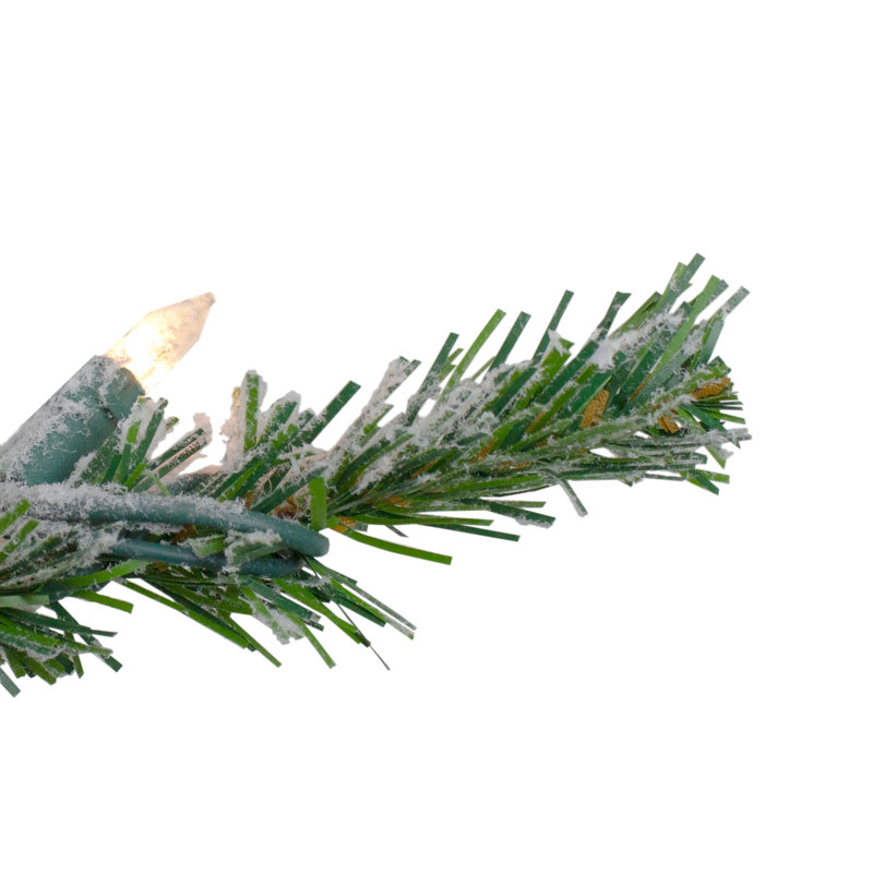 Sapin de Noël artificiel pré-éclairé 3 'avec lumières claires