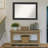 Sloped Beveled Framed Wall Mirror-118340213-119334324