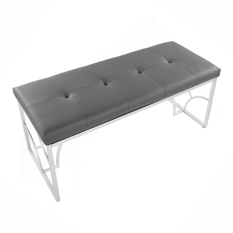 Banc contemporain, pour une élégance moderne et des sièges confortables, Gris
