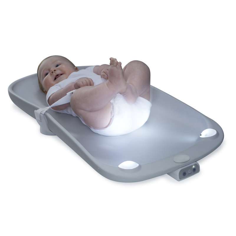 Gray Motion Sensing Light-Up Waterproof Changing Pad