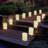 Battery Operated Luminaria Kit with Timer, Gold Star
