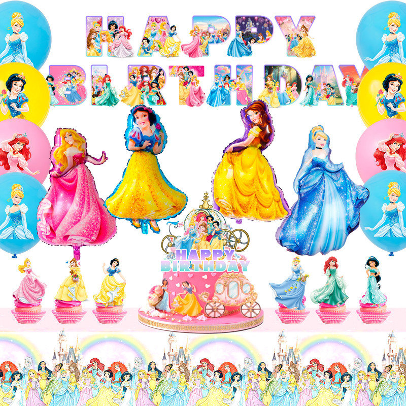 Princess Birthday Party Supplies,31pcs Princess Decorations Set